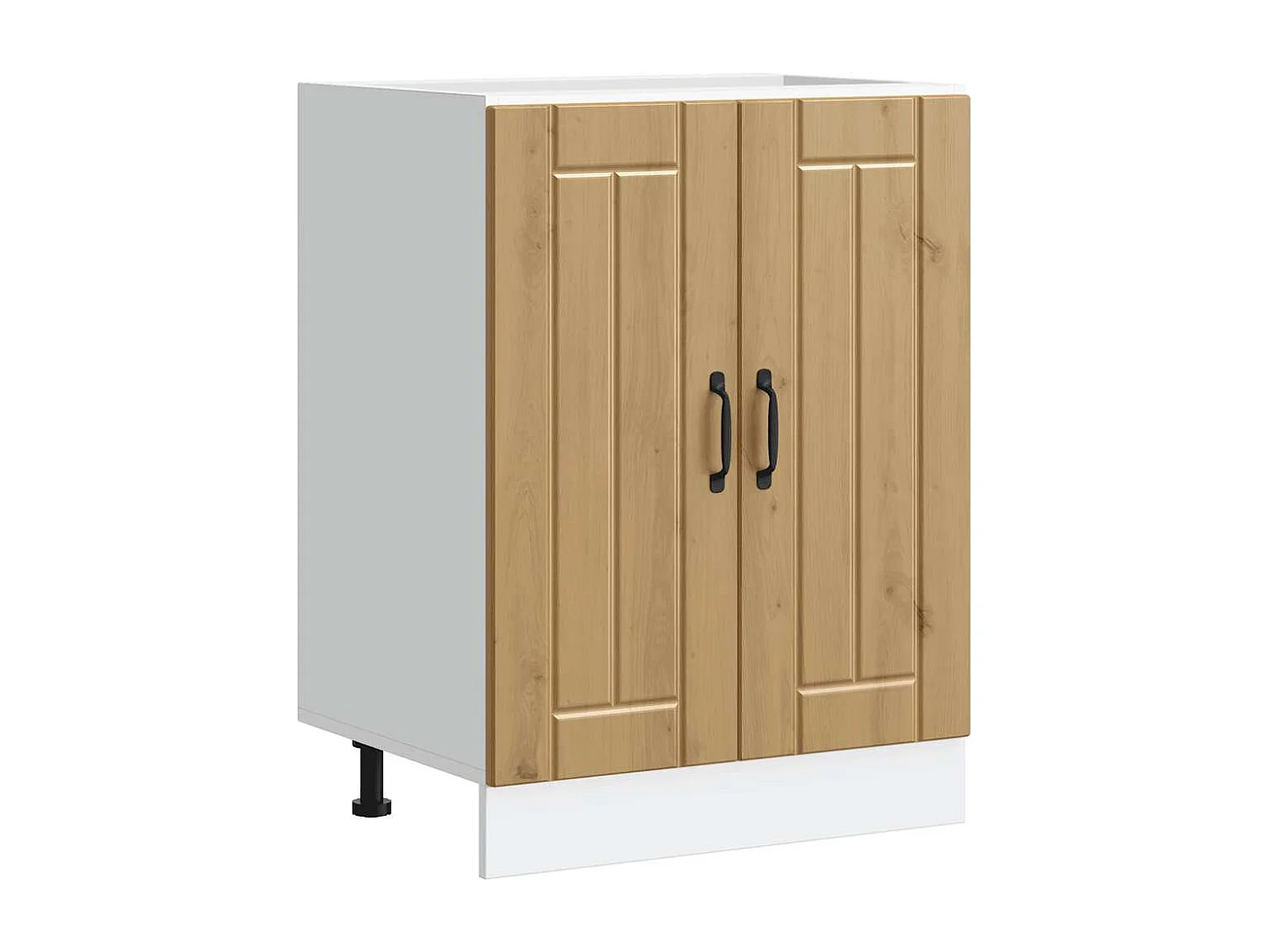 Meuble de base de lavabo Lucca chêne artisanal bois ingénierie