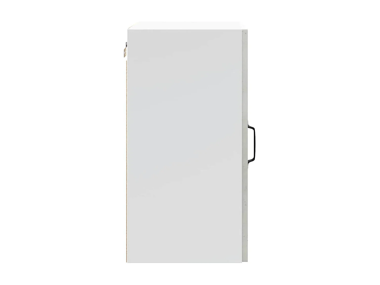 Armoire murale de cuisine Lucca gris béton bois ingénierie