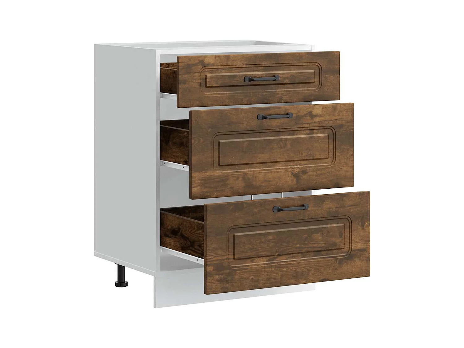 Base da Cucina Kalmar Rovere Fumo in Legno Multistrato