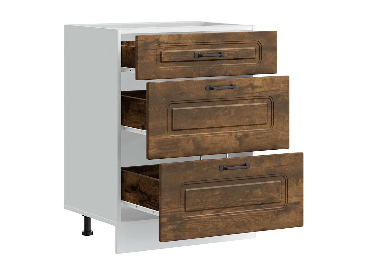 Küchenunterschrank Kalmar Räuchereiche Holzwerkstoff