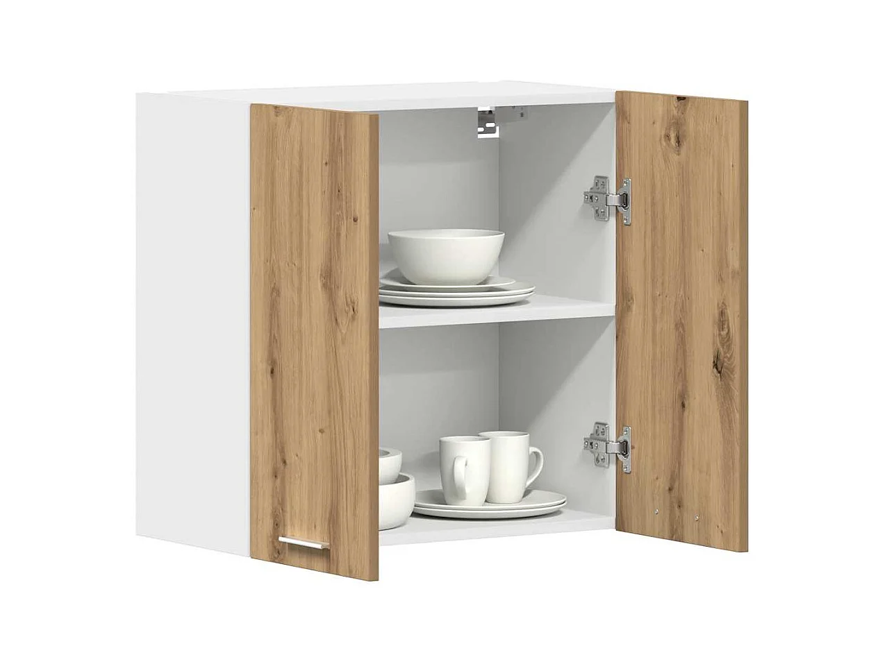 Armario de pared de cocina "Lyon" roble artesanal 60x31x60 cm madera de ingeniería