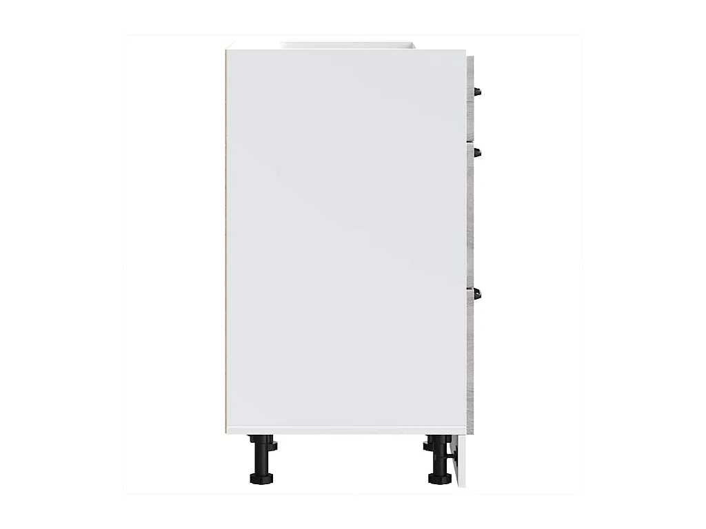 Armoire de cuisine Lucca sonoma gris bois ingénierie