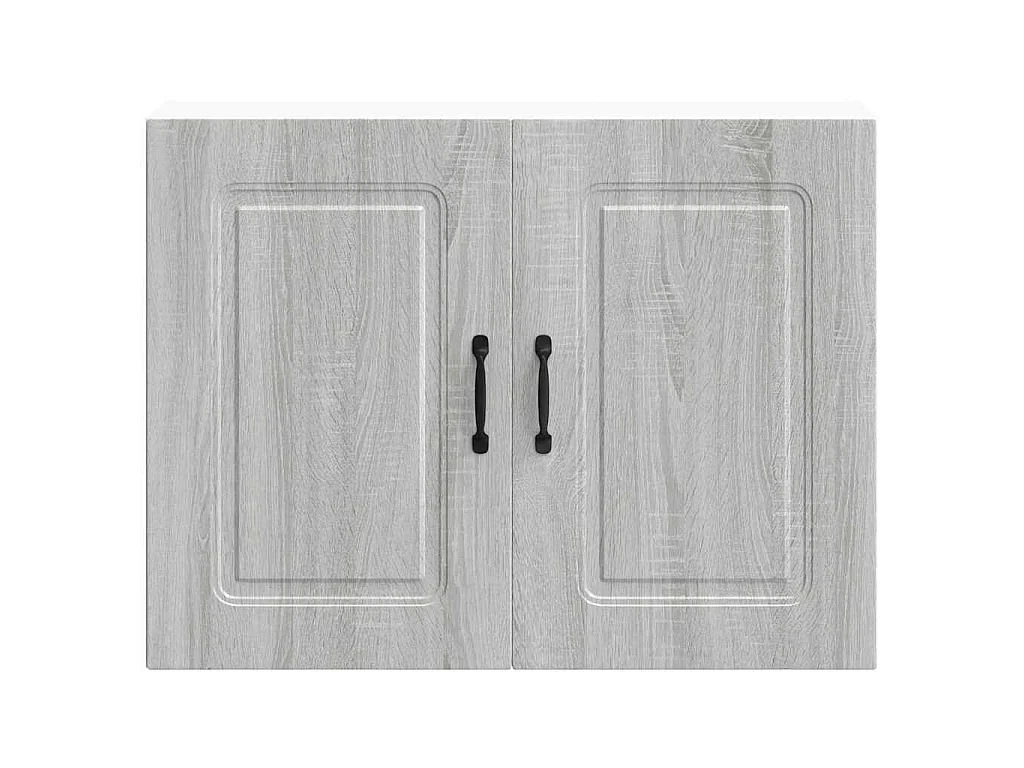 Armoire murale de cuisine Kalmar sonoma gris bois d'ingénierie