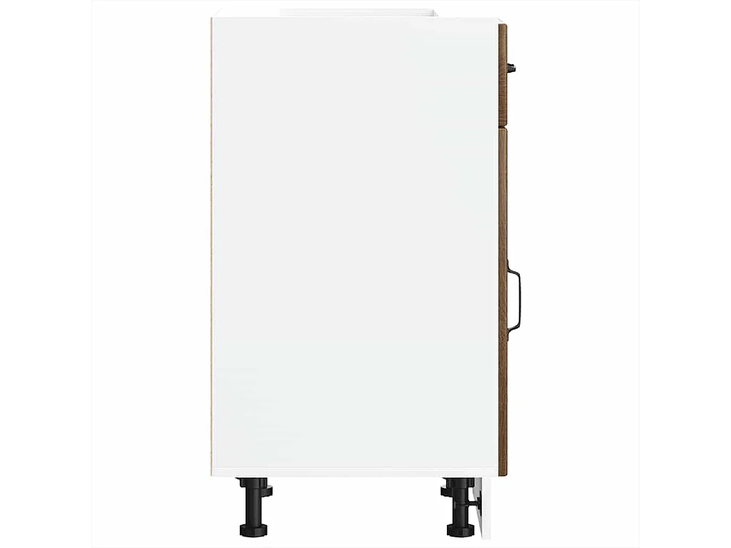 Armário de cozinha baixo Lucca deriv. madeira carvalho castanho