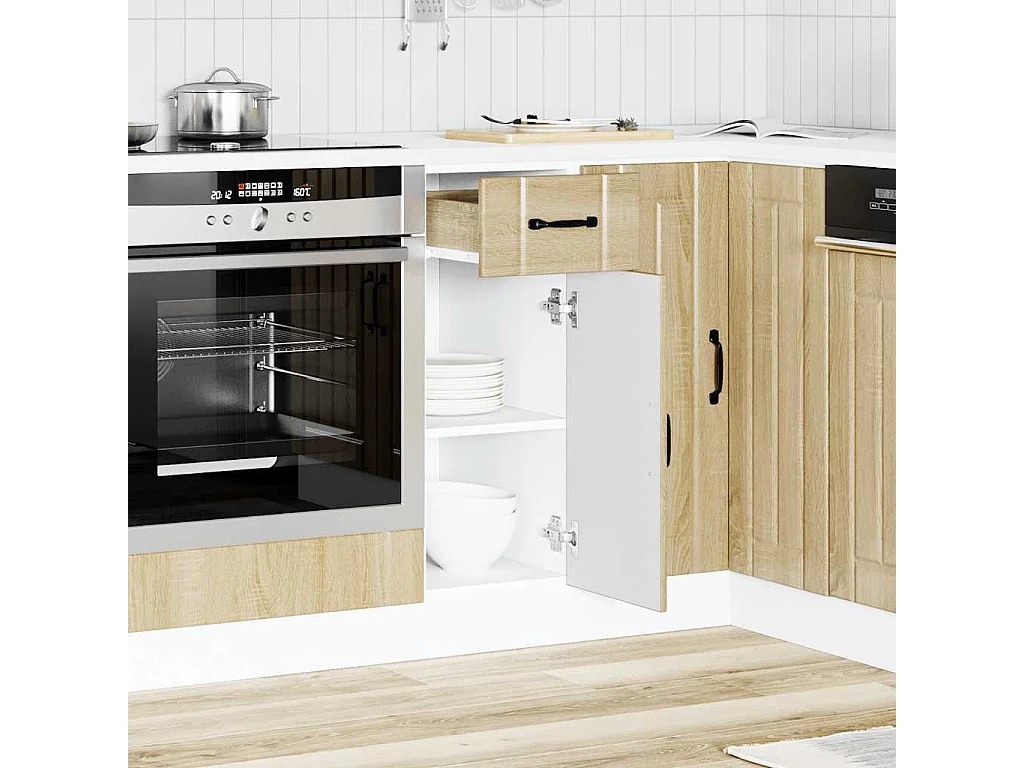 Küchen-Unterschrank Lucca Sonoma-Eiche Holzwerkstoff