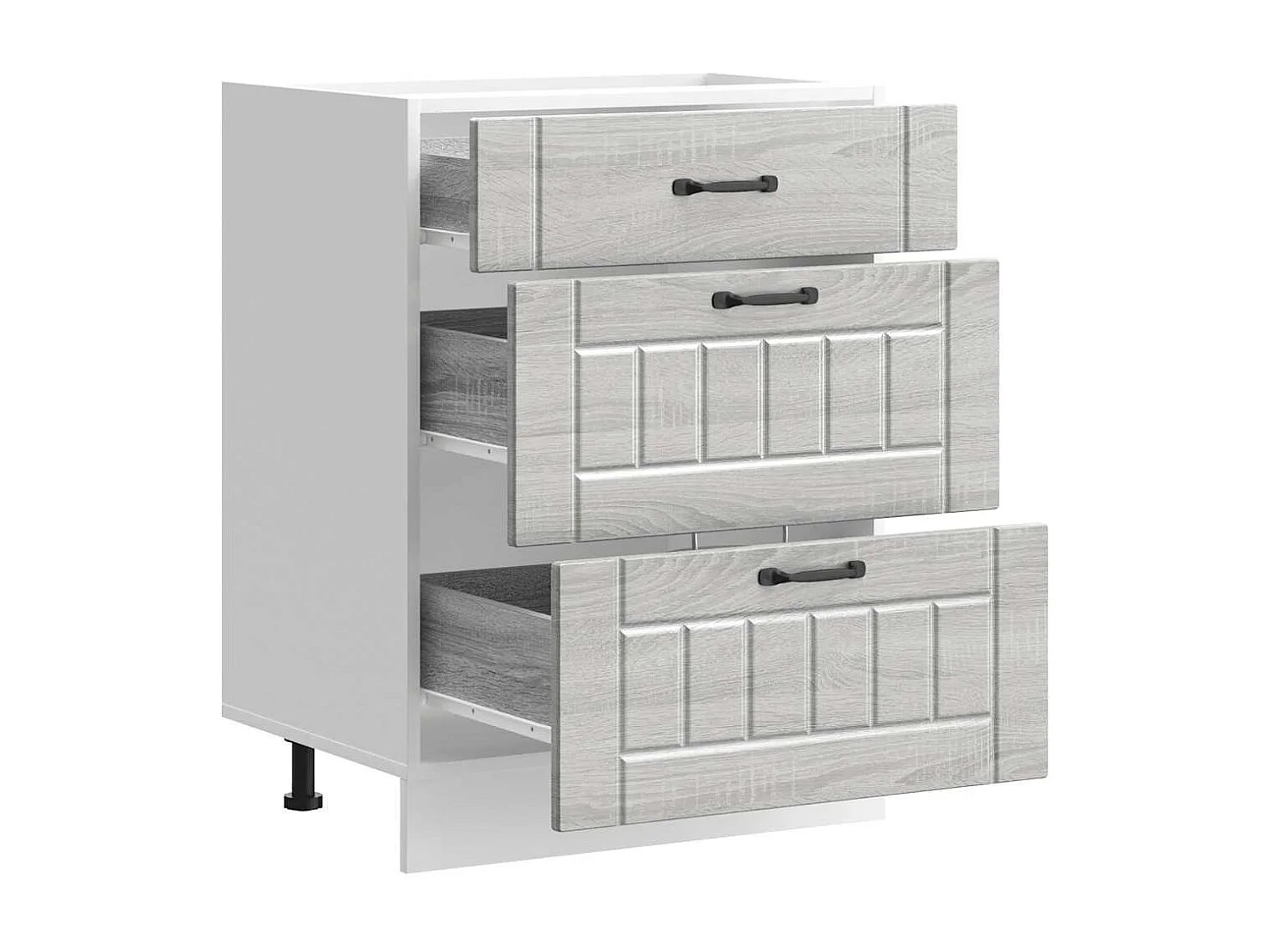 Base da Cucina Lucca Grigio Sonoma in Legno Multistrato