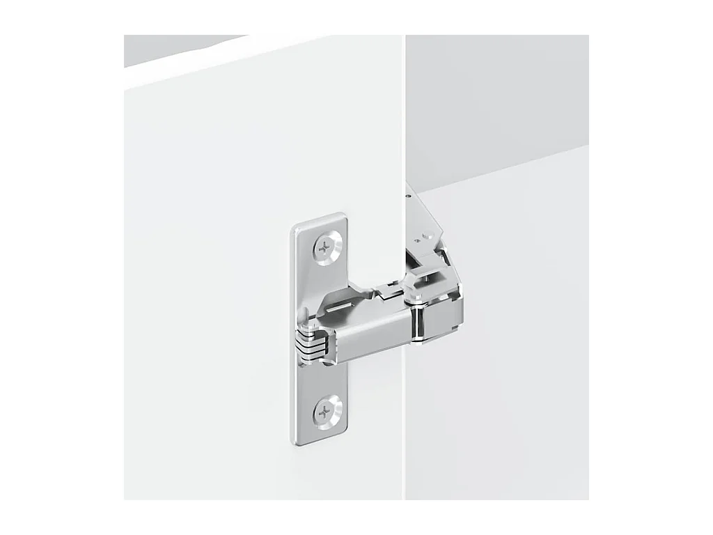 Küchen-Eckunterschrank Lucca Weiß Holzwerkstoff