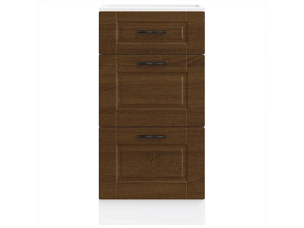 Armoire de cuisine Porto chêne marron bois d'ingénierie