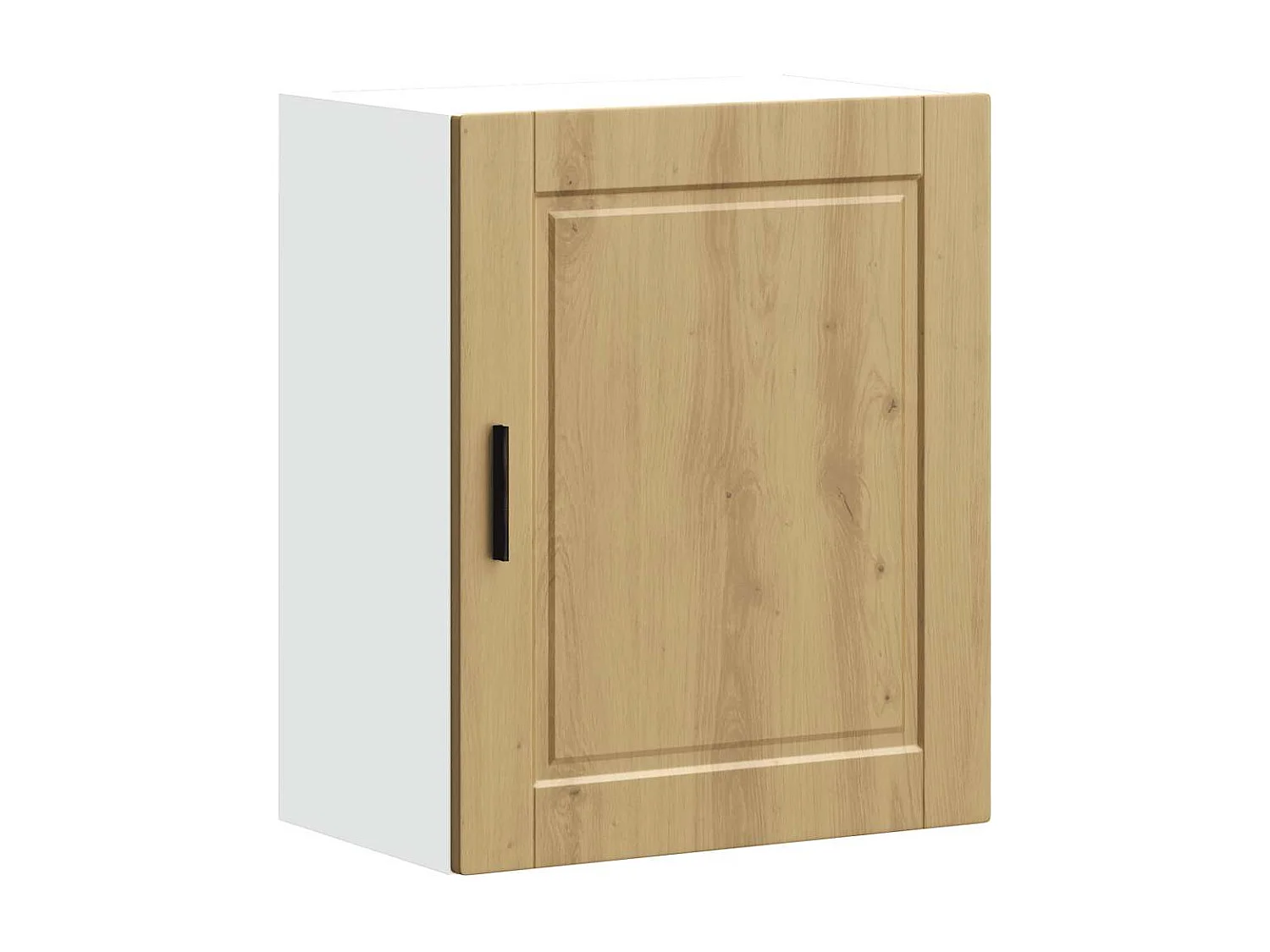 Keukenwandkast Porto bewerkt hout artisanaal eikenkleur