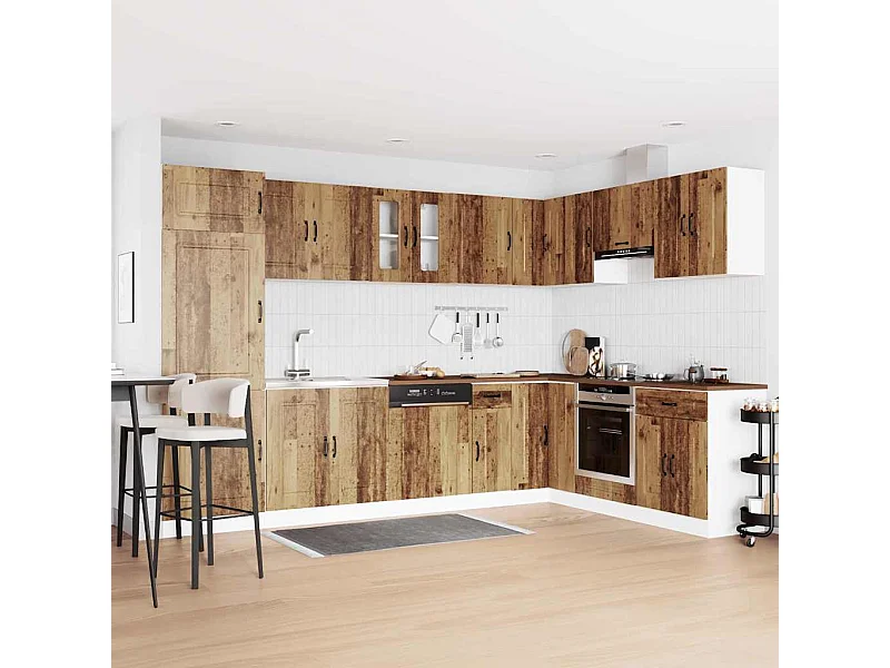 Küchenschrank Kalmar Altholz 80 x 46 x 81.5 cm Holzwerkstoff