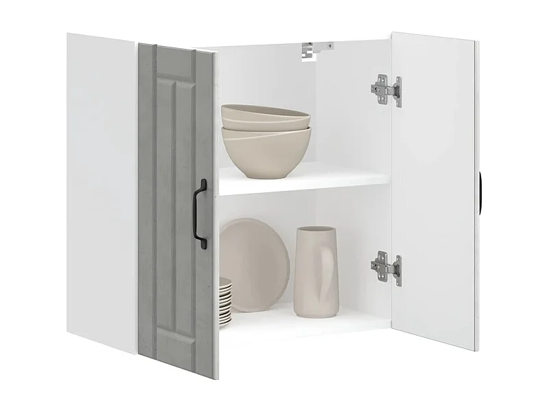 Küchen-Hängeschrank Lucca Betongrau Holzwerkstoff