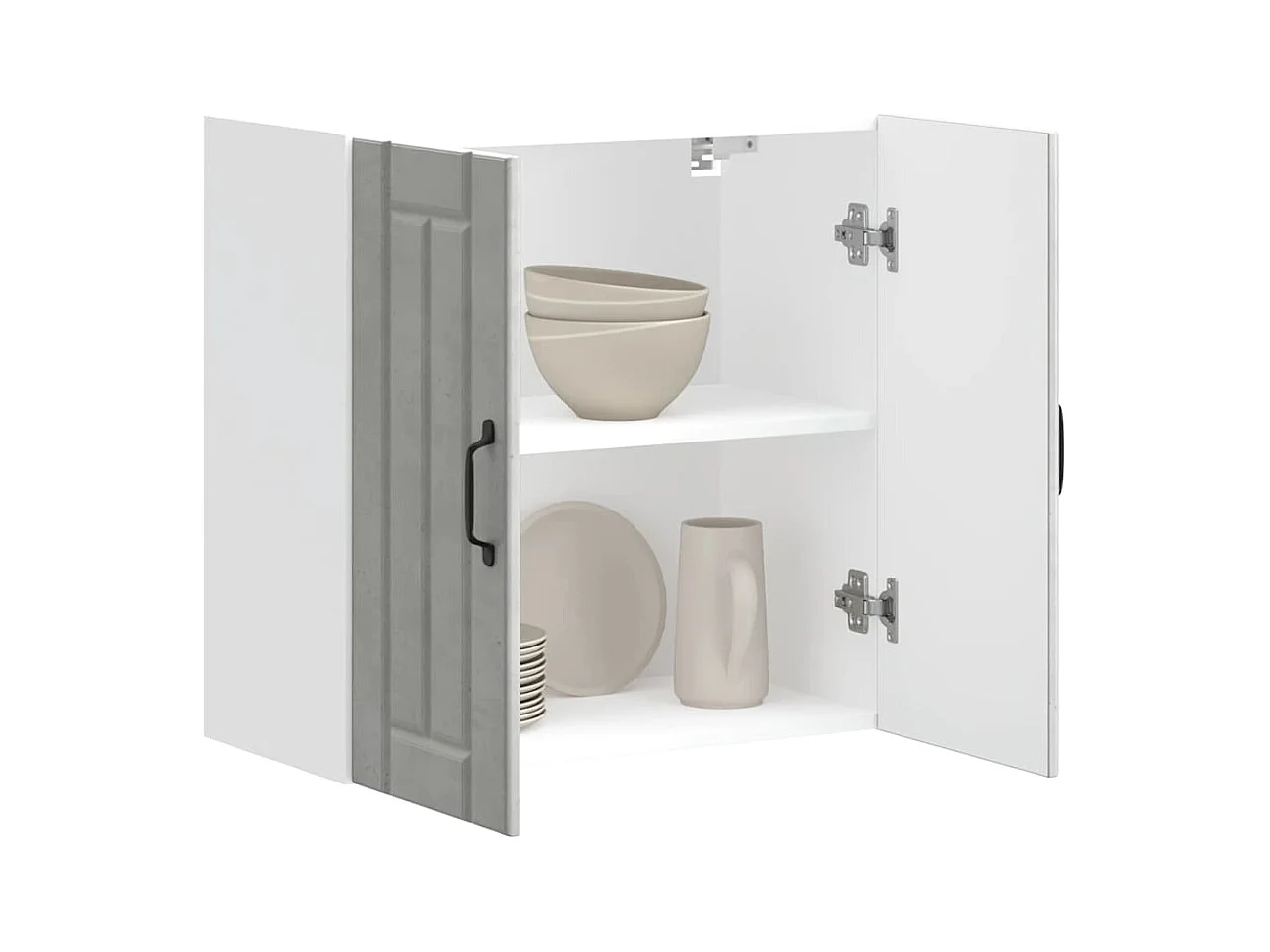 Küchen-Hängeschrank Lucca Betongrau Holzwerkstoff