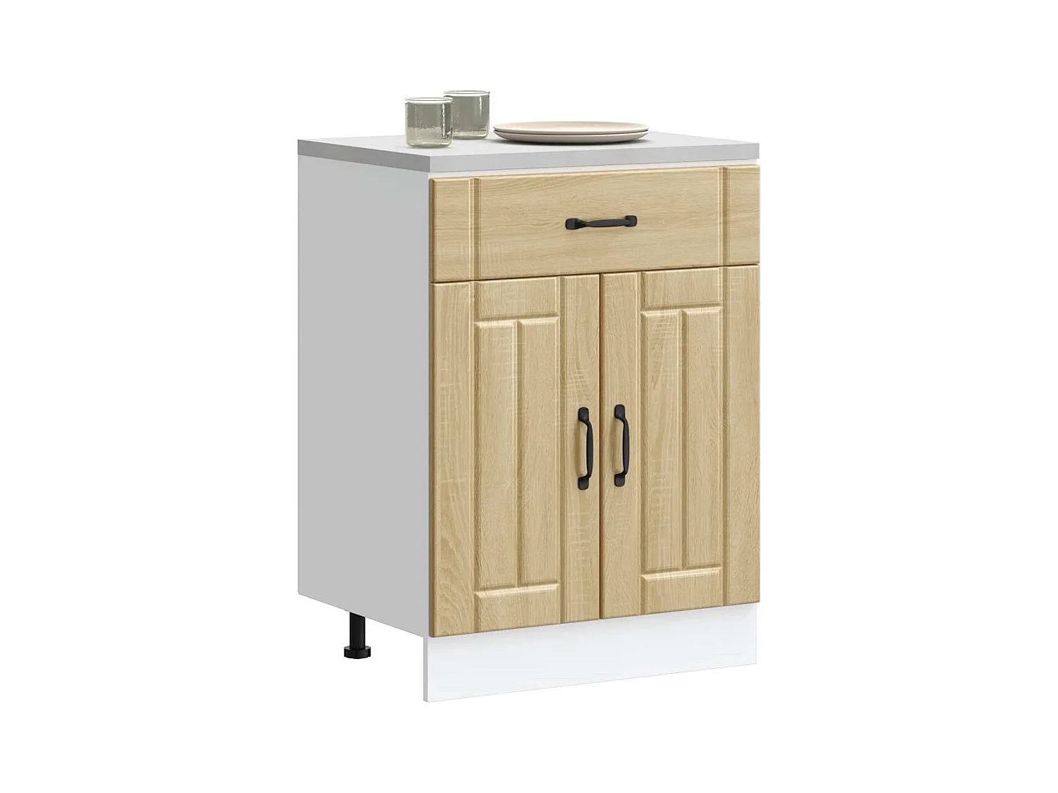 Mueble bajo de cocina Lucca roble sonoma