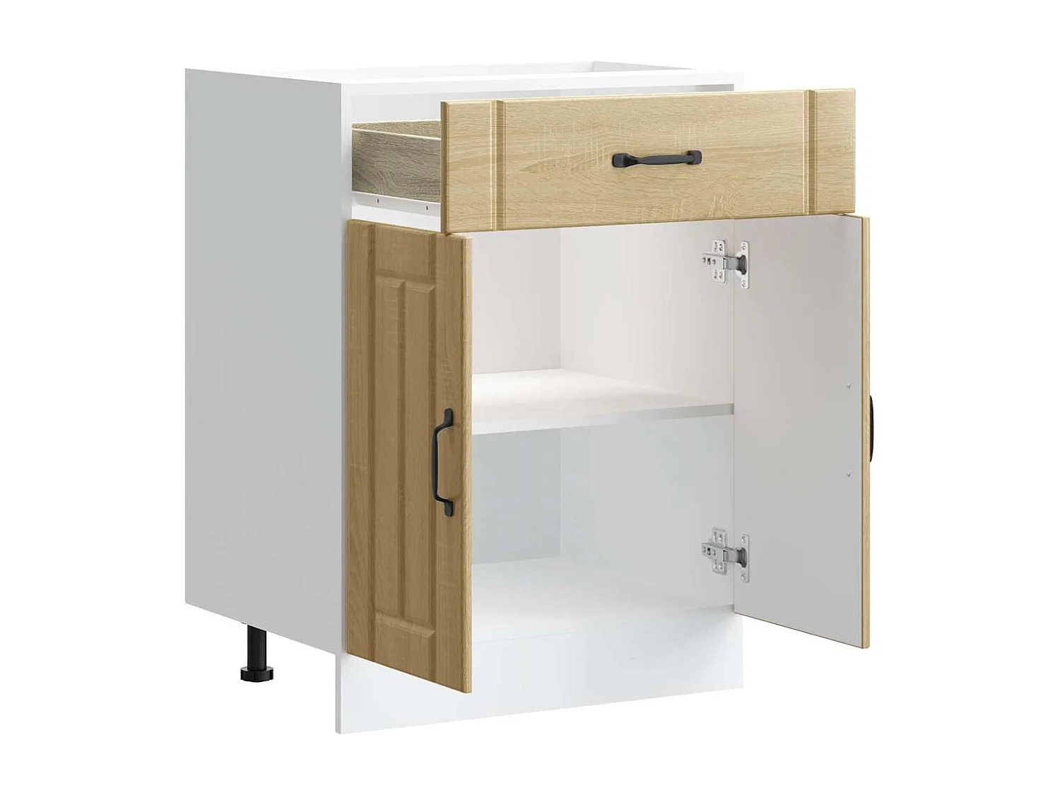 Armoire de cuisine Lucca chêne sonoma bois ingénierie