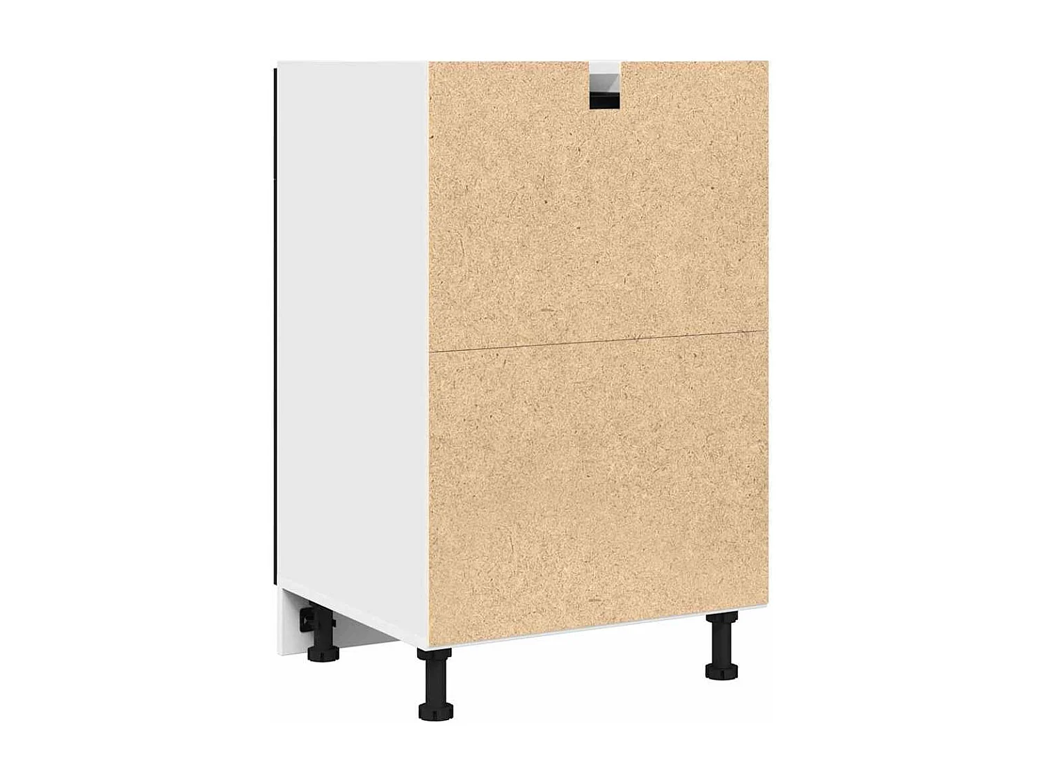 Ladenkast Riga Zwart eiken 50 x 46 x 81,5 cm Bewerkt hout