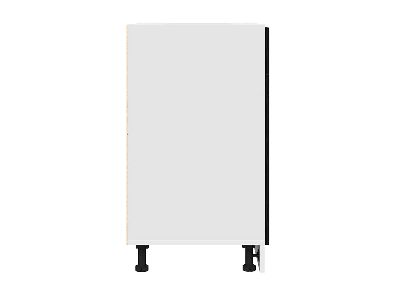 Ladenkast Riga Zwart eiken 50 x 46 x 81,5 cm Bewerkt hout