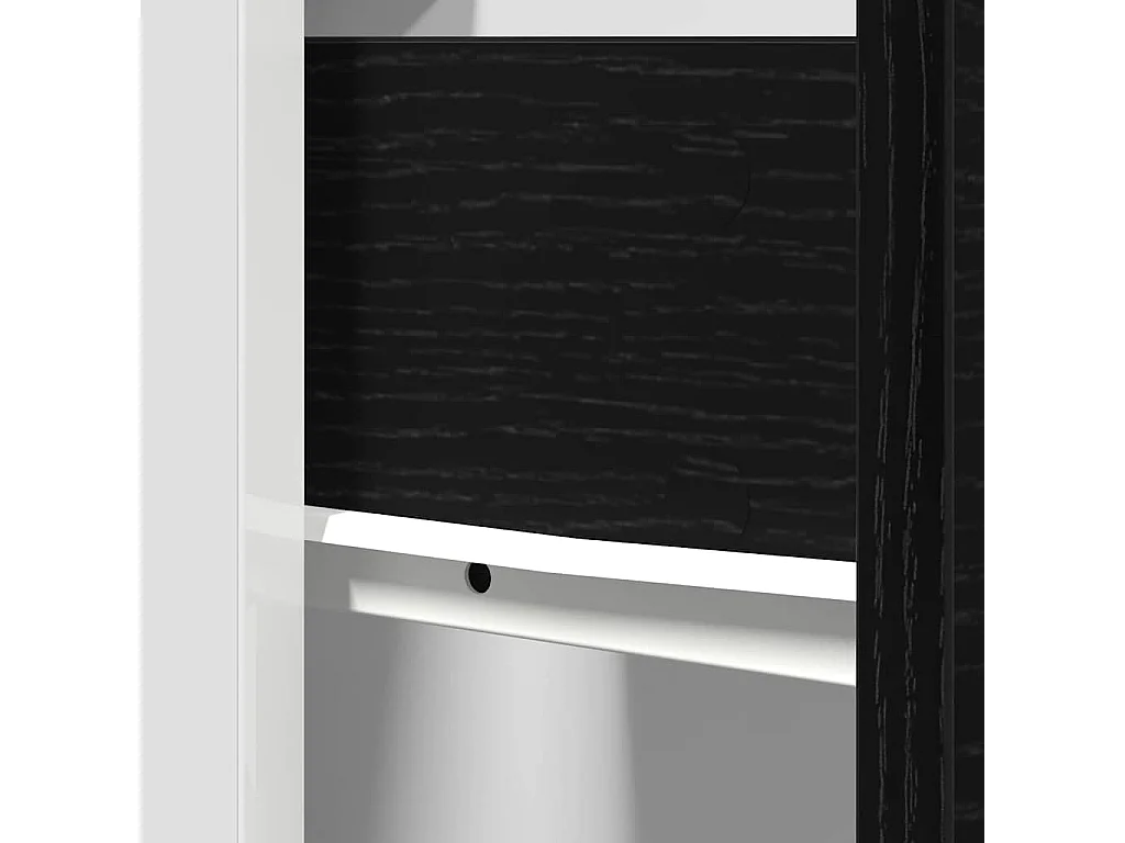 Ladenkast Riga Zwart eiken 50 x 46 x 81,5 cm Bewerkt hout