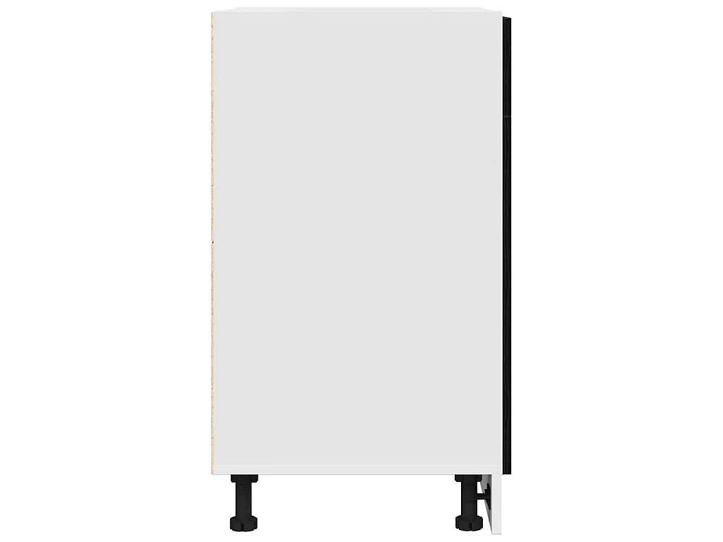 Armadio pensile Rovere Nero 50 x 46 x 81,5 cm Legno multistrato