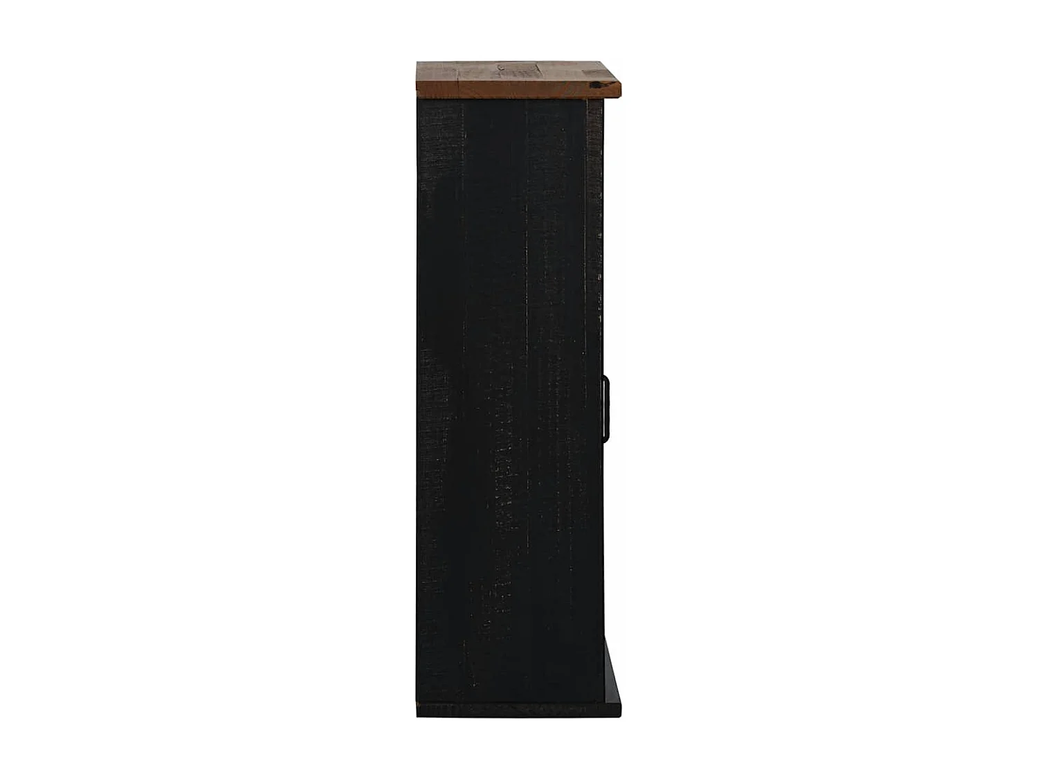 Armoire suspendue HALDEN 2 portes coulissantes noir pin