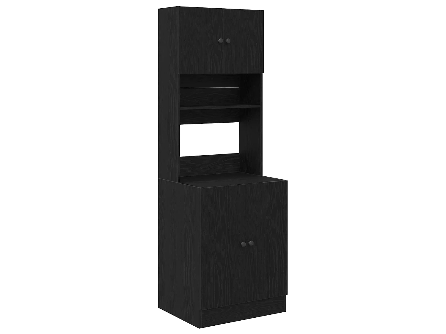 Buffet de cuisine Chêne noir 60 x 50 x 180 cm