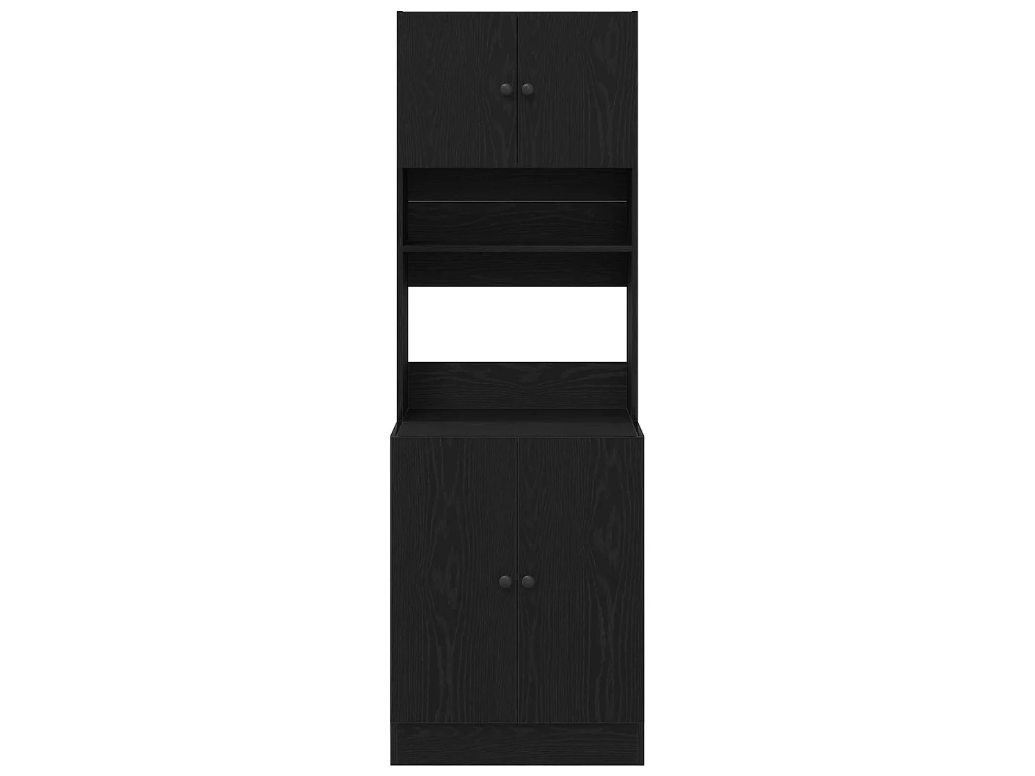 Buffet de cuisine Chêne noir 60 x 50 x 180 cm