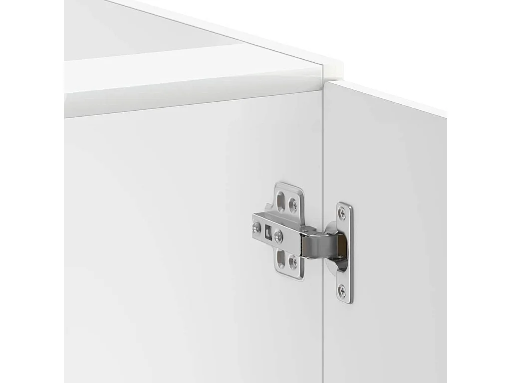 Mueble bajo fregadero Lucca madera contrachapada blanca