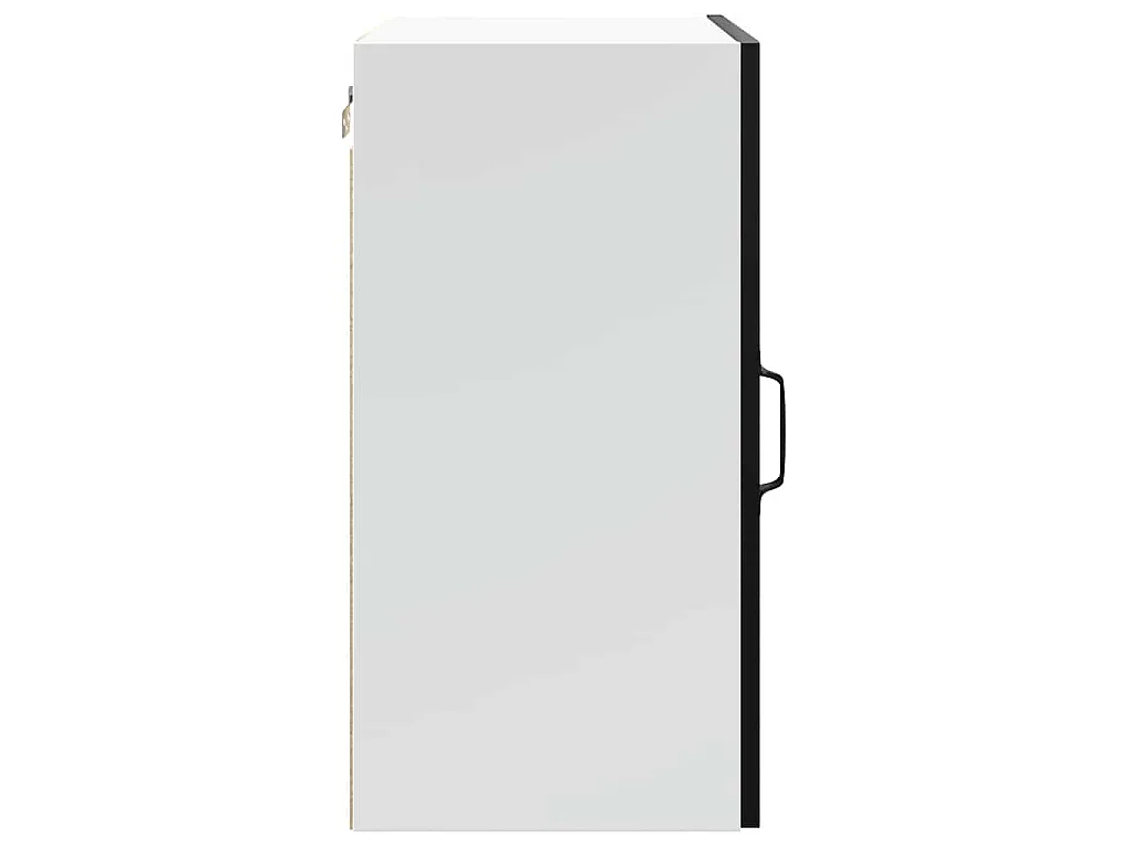 Armoire murale de cuisine Lucca noir bois d'ingénierie