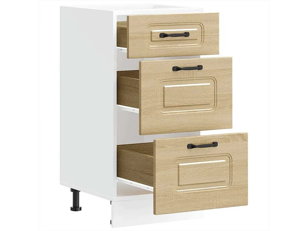 Armoire de cuisine Kalmar chêne sonoma bois d'ingénierie