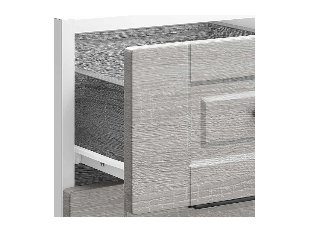 Armoire de cuisine Porto sonoma gris bois d'ingénierie