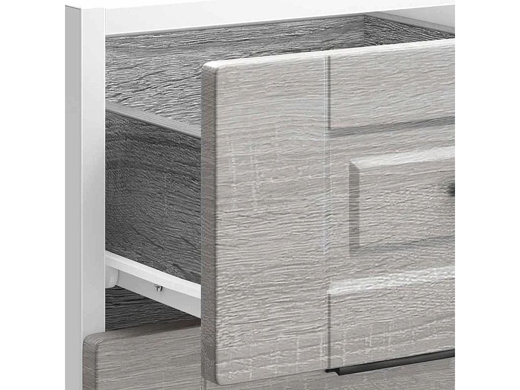 Armoire de cuisine Porto sonoma gris bois d'ingénierie