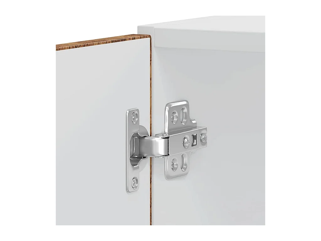 Ovenkasten 2 st Lucca bewerkt hout oud houtkleurig