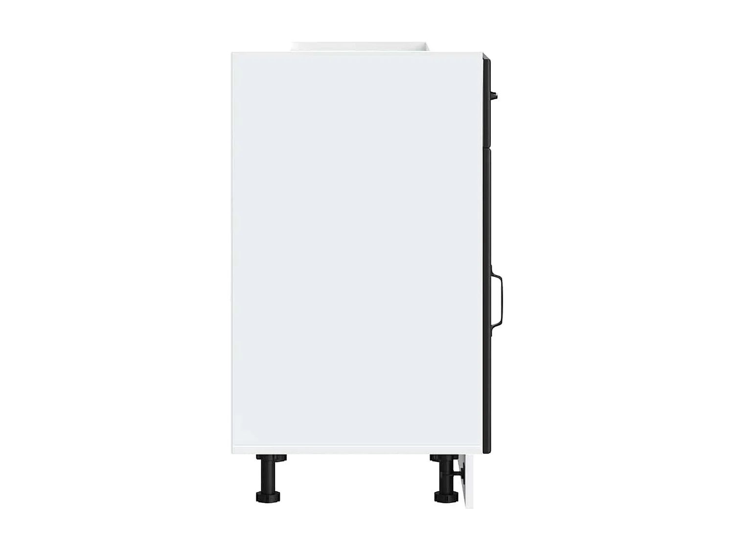 Armoire de cuisine Lucca noir bois d'ingénierie