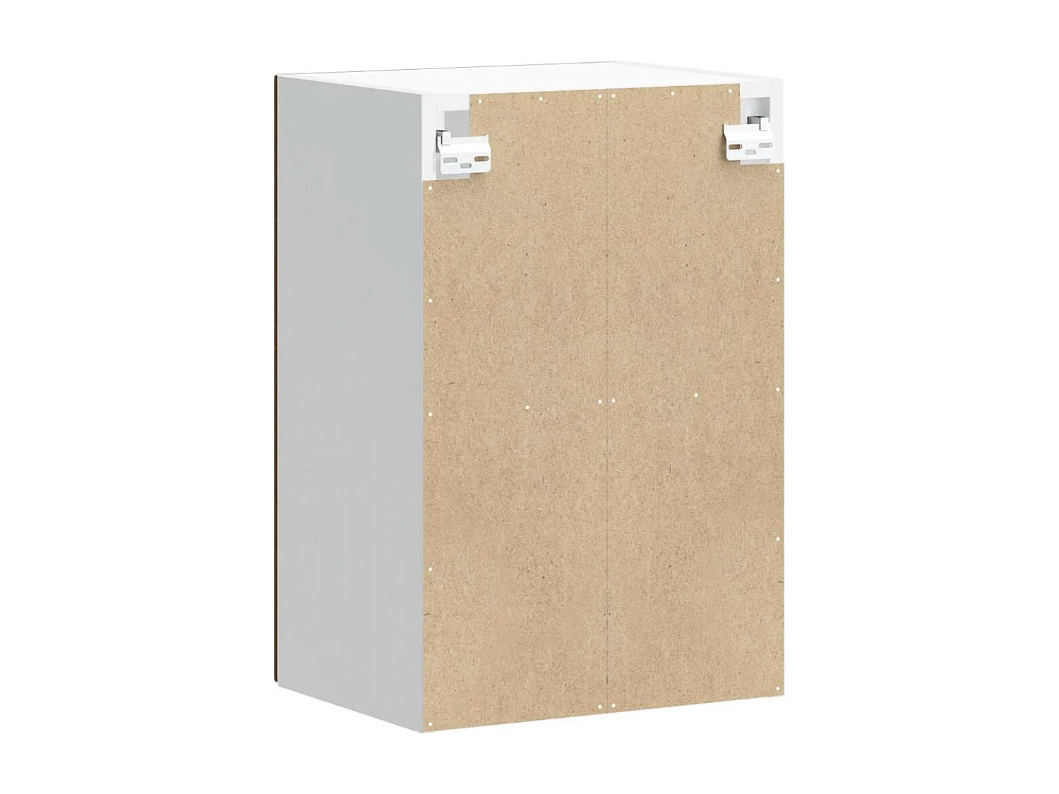 Armario de pared para cocina puerta cristal Lucca roble marrón