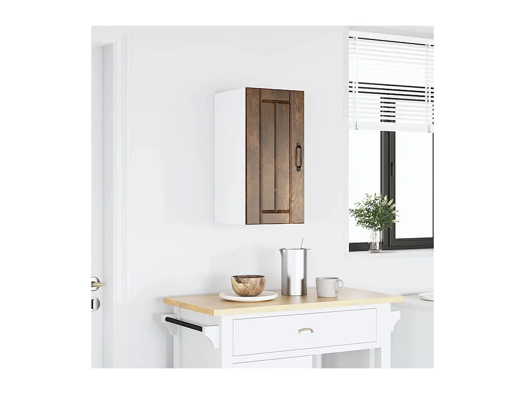 Küchen-Hängeschrank Lucca Räuchereiche Holzwerkstoff