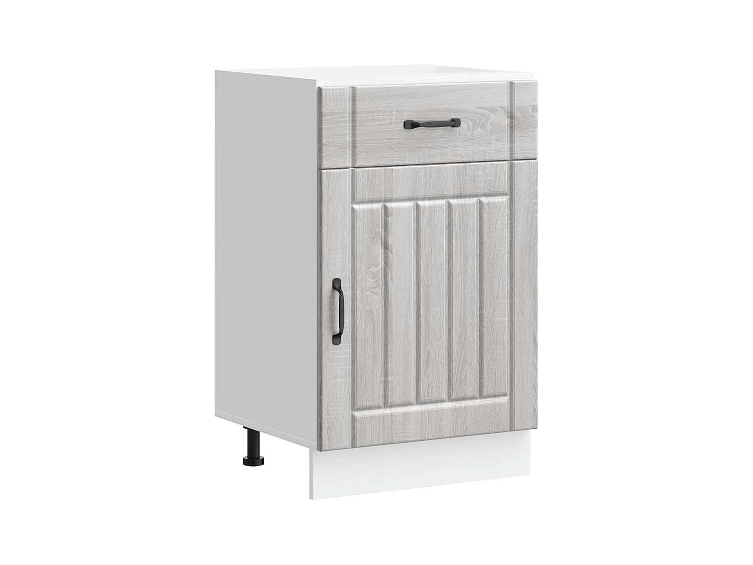 Armário de cozinha baixo Lucca deriv. madeira cinzento sonoma