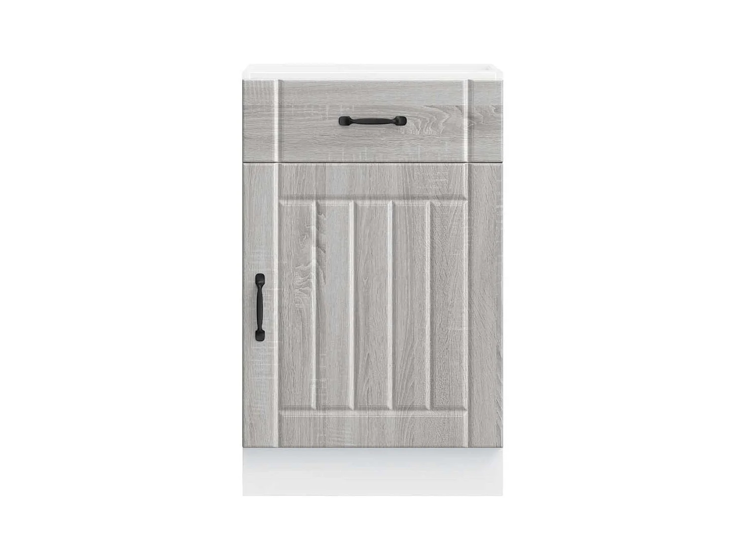 Armário de cozinha baixo Lucca deriv. madeira cinzento sonoma