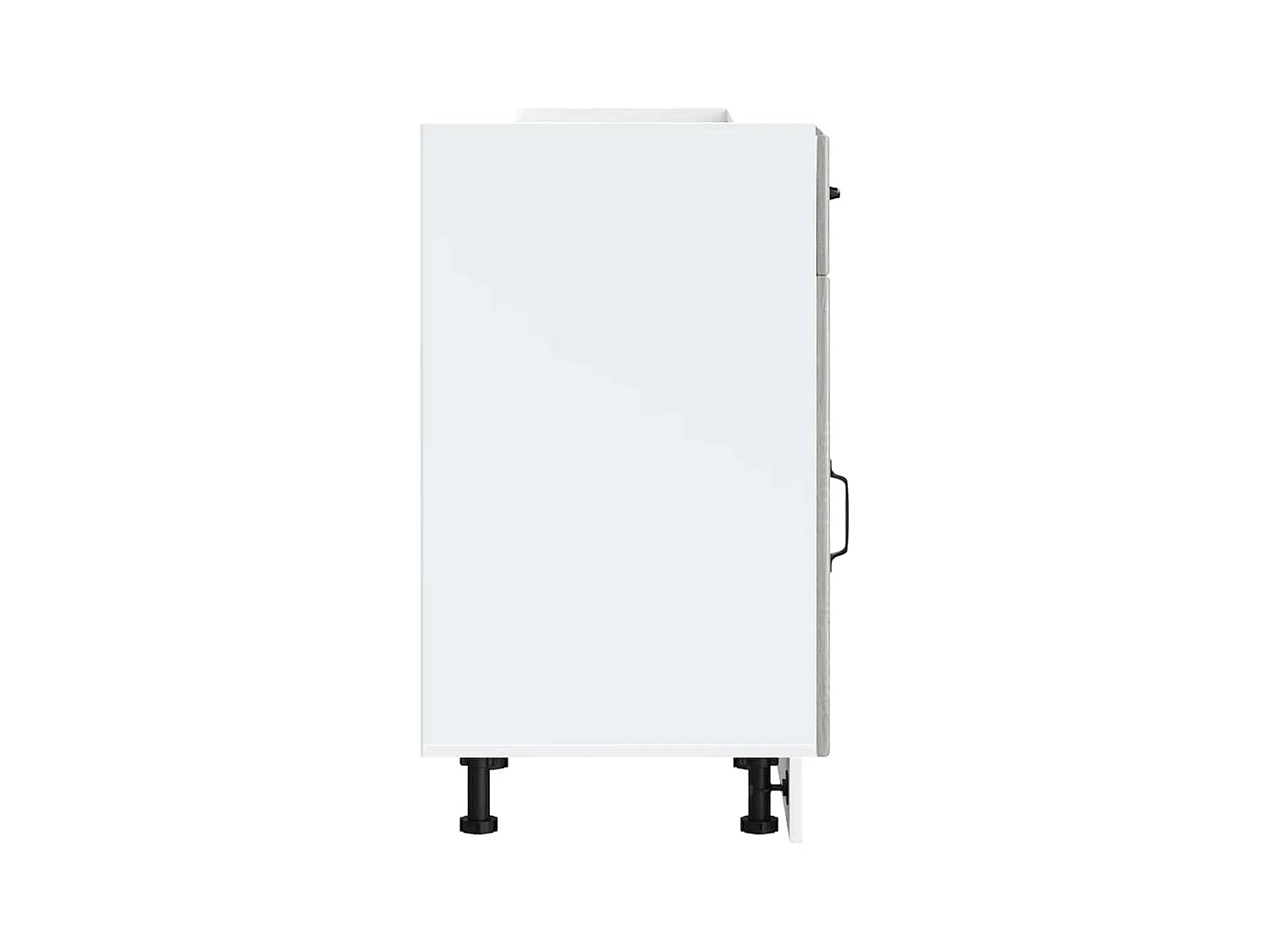 Armário de cozinha baixo Lucca deriv. madeira cinzento sonoma