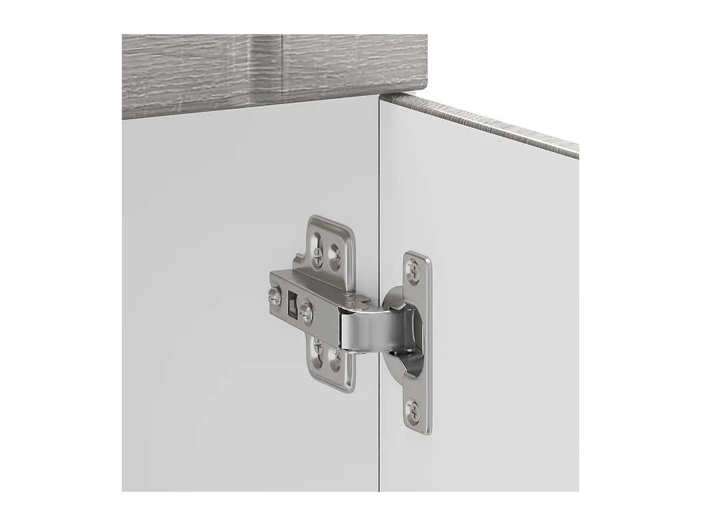 Armário de cozinha baixo Lucca deriv. madeira cinzento sonoma