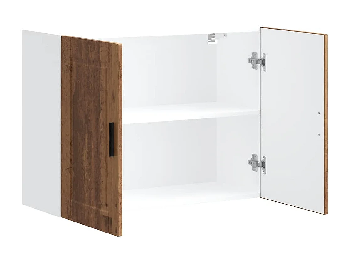 Armario de pared de cocina Porto madera vieja madera ingeniería