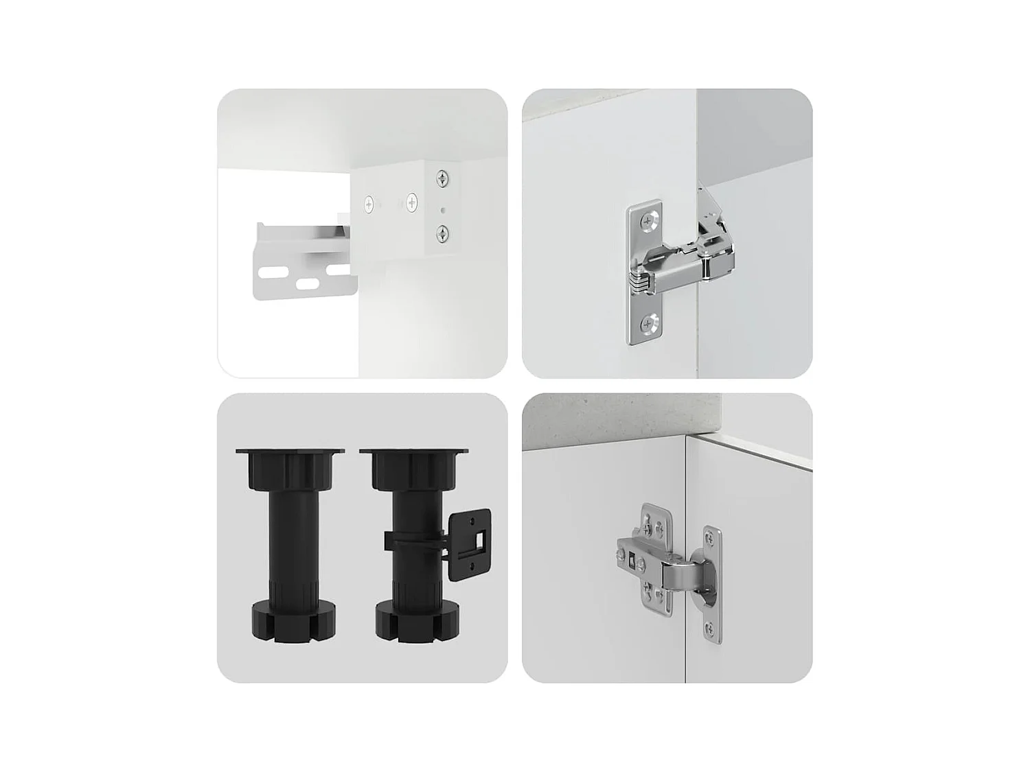 Mueble cocina Kalmar gris hormigón 11 pzas madera contrachapada