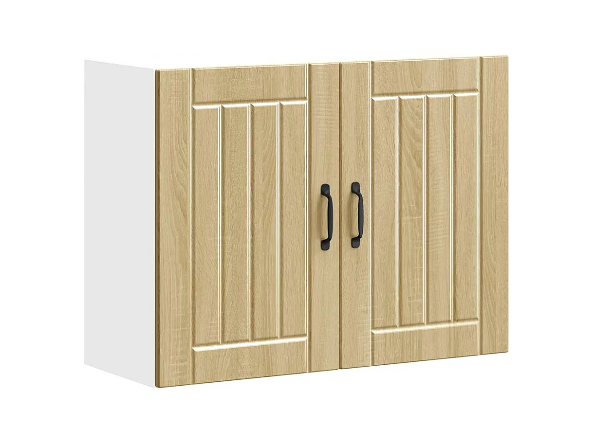 Keukenwandkast Lucca bewerkt hout sonoma eikenkleurig