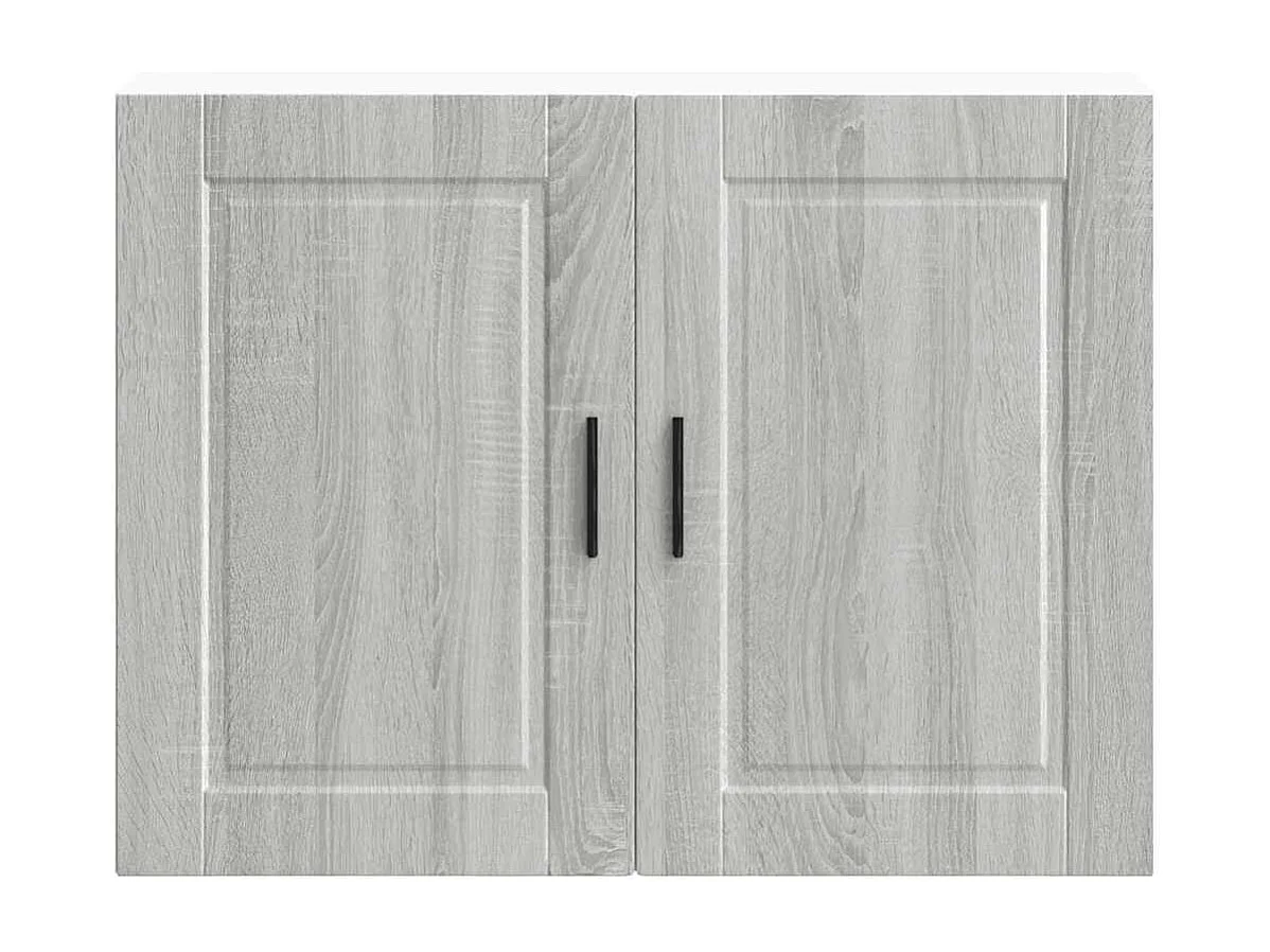 Armoire murale de cuisine Porto sonoma gris bois d'ingénierie