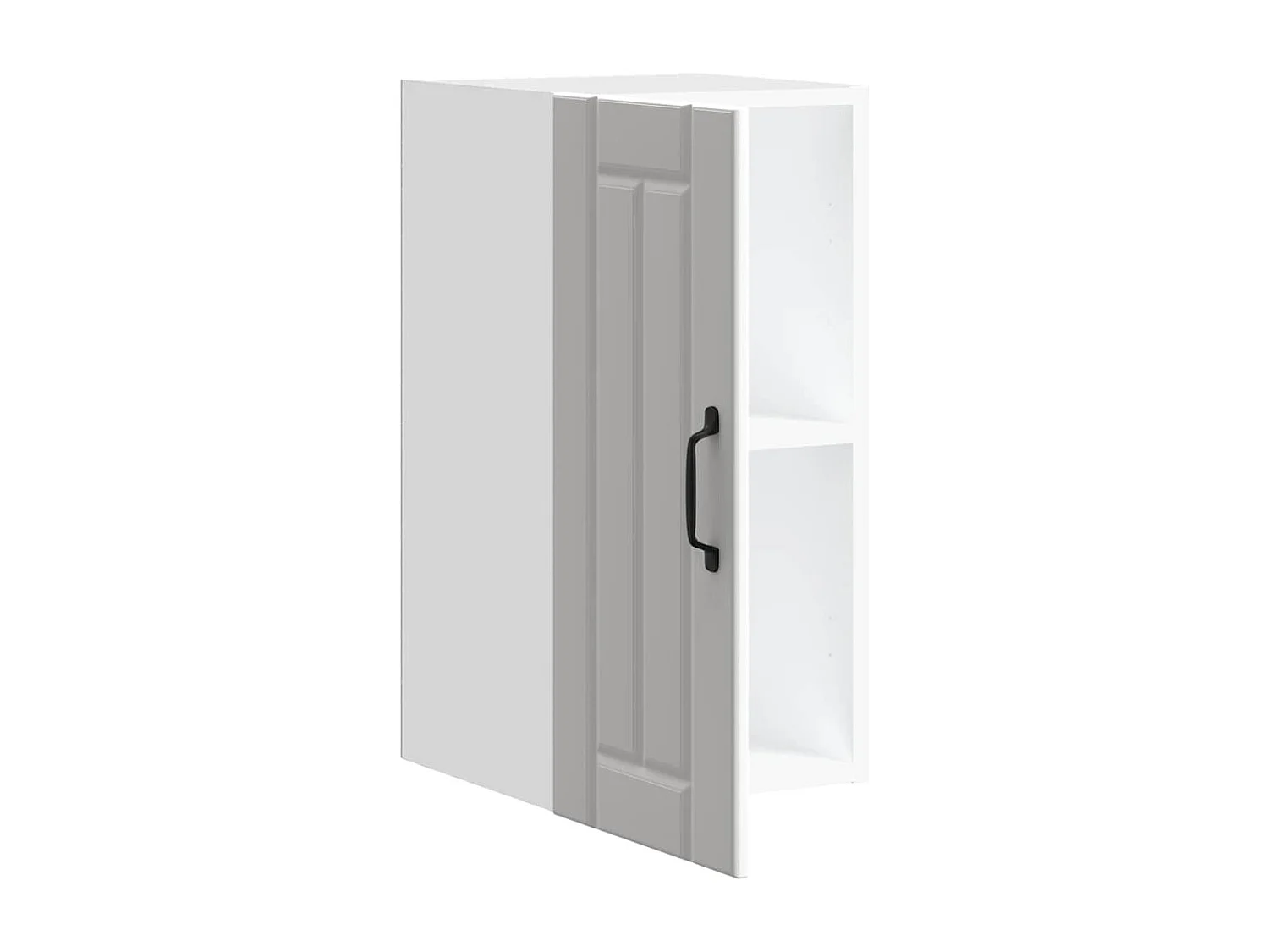 Armoire murale de cuisine Lucca blanc bois d'ingénierie