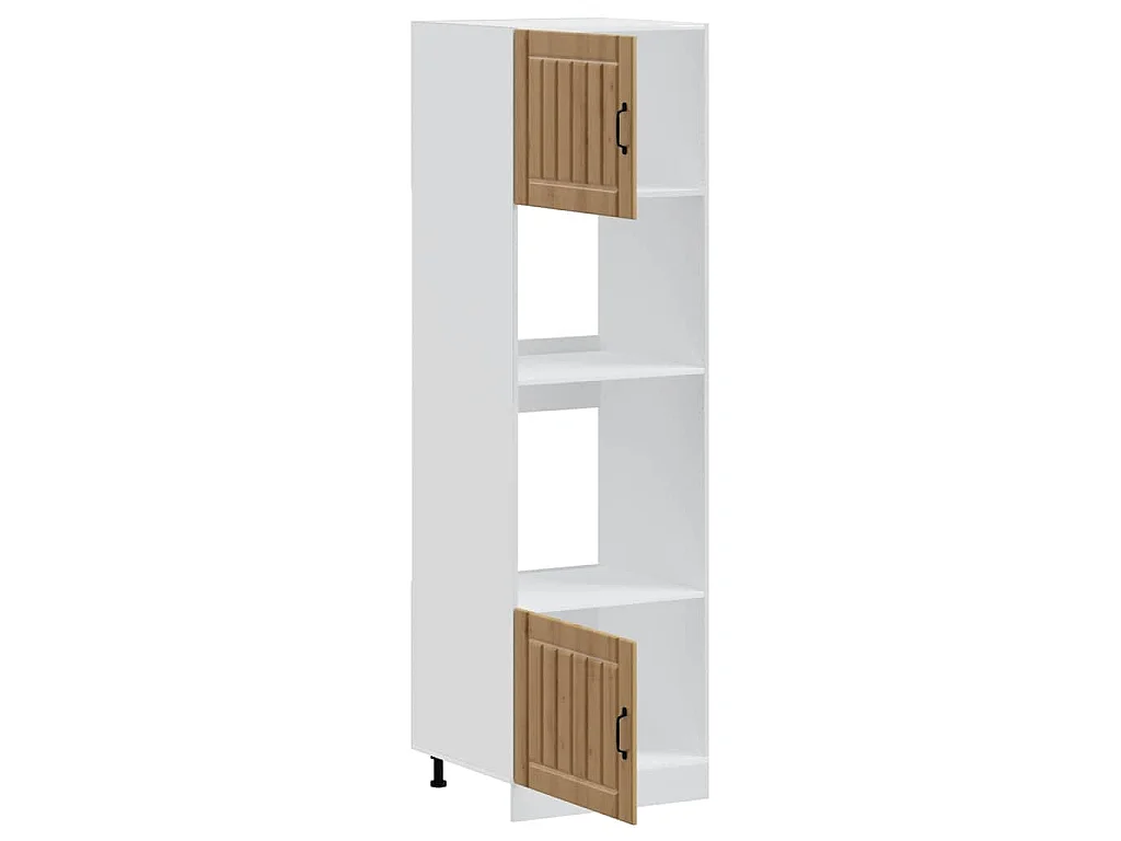 Armoires de four 2 pièces "Lucca" Chêne artisanal Bois d'ingénierie
