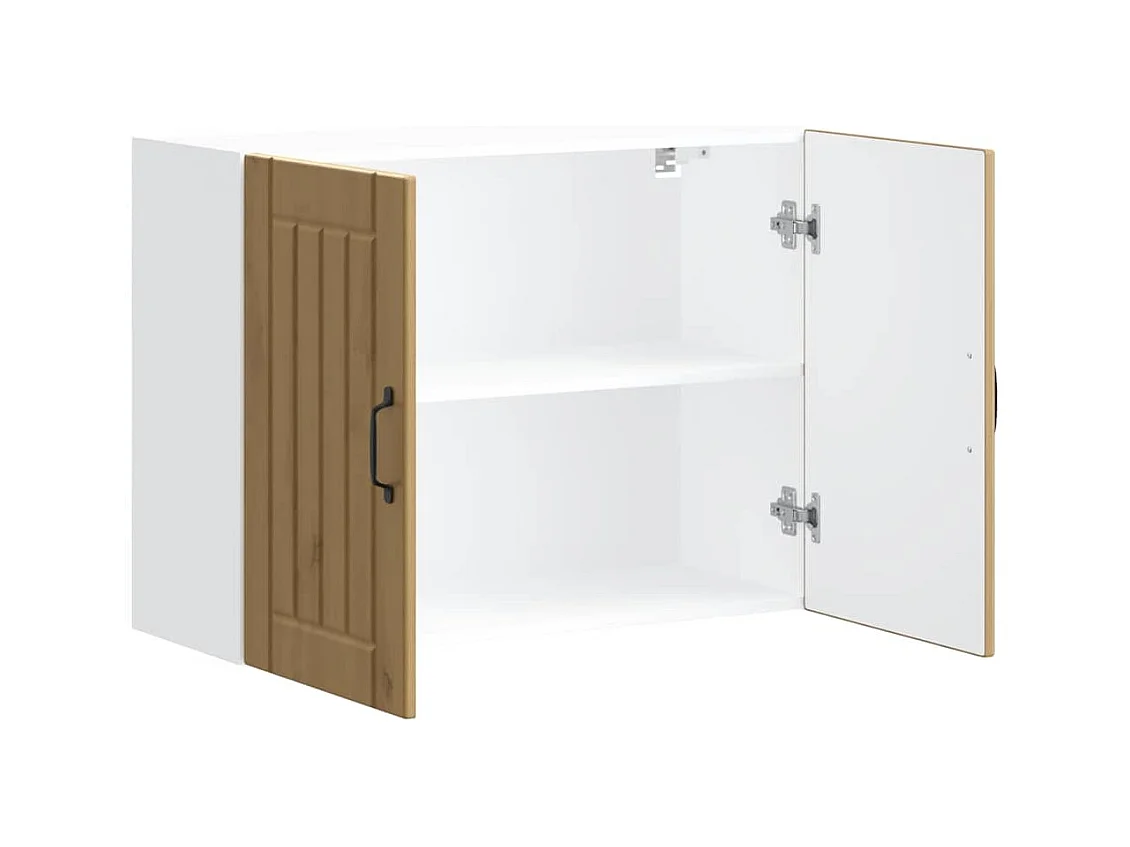 Armoire murale de cuisine Lucca chêne artisanal bois ingénierie