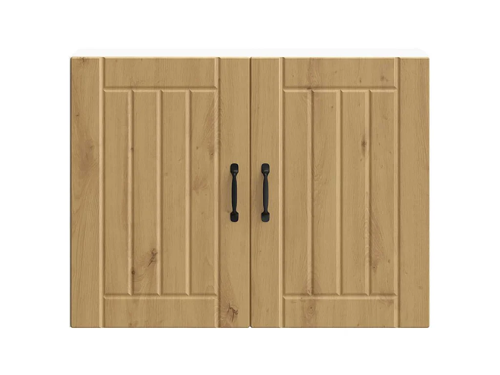 Armoire murale de cuisine Lucca chêne artisanal bois ingénierie