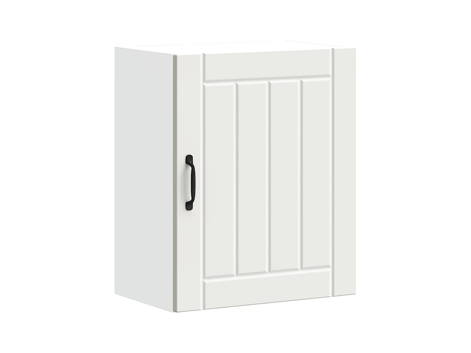 Armoire murale de cuisine Lucca blanc bois d'ingénierie