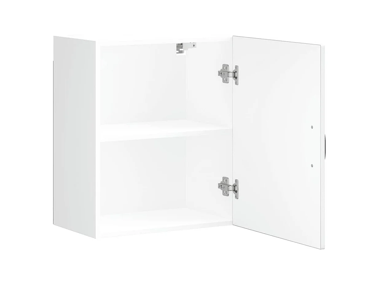 Armoire murale de cuisine Lucca blanc bois d'ingénierie