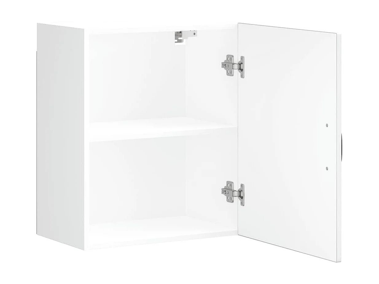 Armário de parede da cozinha Lucca derivados de madeira branco