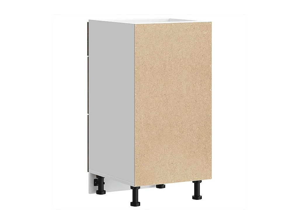 Mueble bajo de cocina porto roble ahumado madera reconstituida